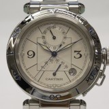 カルティエ　 パシャ38GMTパワーリザーブ ref.W31037H3 オーバーホール・仕上