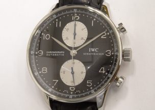 IWC ポルトギーゼ・クロノグラフ しょうめｎ…いやちょっとナナメから。