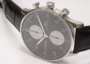 IWC ポルトギーゼ・クロノグラフ 大きくななめ