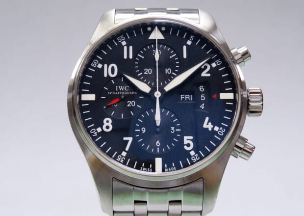 IWC パイロット・ウォッチ・クロノグラフ バックル注油