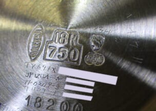ロレックス デイデイト 裏蓋には作業サインがありました