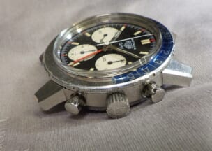 タグ・ホイヤー オータヴィア GMT 2446C HEUERマーク入りリューズ